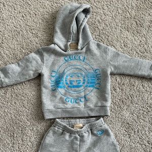 Kids Gucci 2 piece set authentic